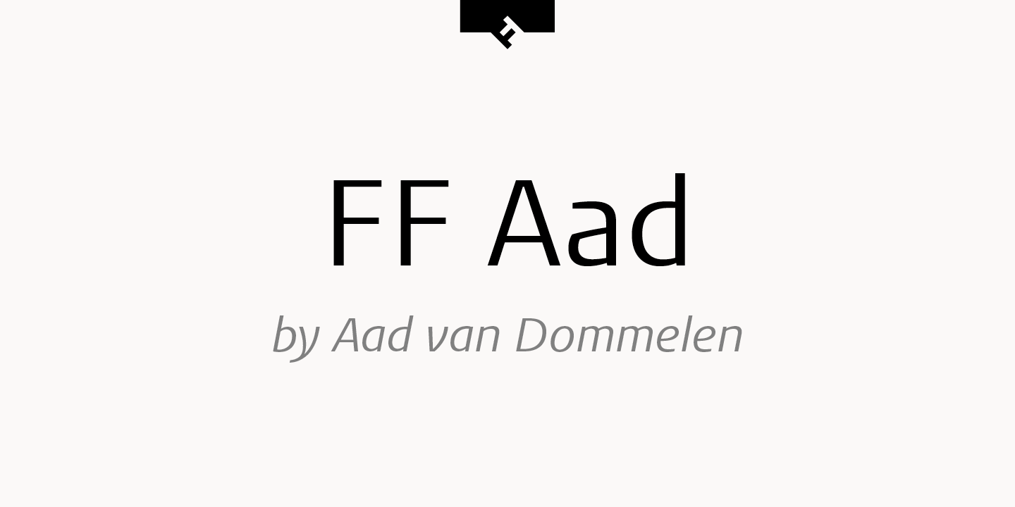 Шрифт FF Aad
